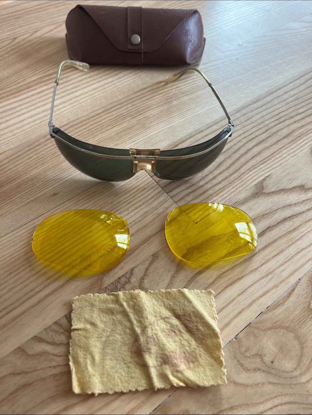EUC Rare Vintage Baruffaldi Interchangeable Sunglasses